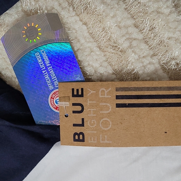 NEW University of Virginia Cavaliers Women Tshirt V-Saber Ombre 3/4 slv Raglan M - Picture 4 of 5